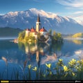 Majestic Lake Bled, Slovenia: A Spectacular Landscape Scenery