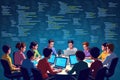 Embracing the Teamwork Spirit: An Overview of the Open-Source Technique in Programming Advancement Royalty Free Stock Photo