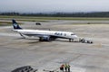 Embraer Azul company aircraft at Confins airport