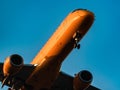 Embraer ERJ 190-100 Saratov Airlines at sunset