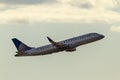 An Embraer 175LR model passenger airplane operated by United Airlines