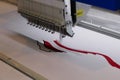 Embroider machine detail