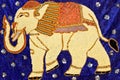 Embroidered elephant Royalty Free Stock Photo