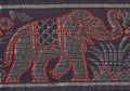 Embroidered elephant Royalty Free Stock Photo