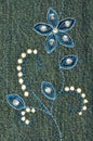 Embroidered Flower Pattern