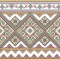 Embroidered Ukraine pattern Royalty Free Stock Photo