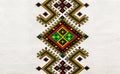 Embroidered . ukrainian ethnic orname Royalty Free Stock Photo