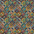Embroidery or colored fabric pattern texture repeating seamless. Handmade. Ethnic and tribal motifs. Print in the bohemian style Royalty Free Stock Photo