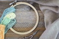 Embroidery Hoop and Floss