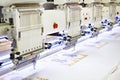 Embroidery industrial machine Royalty Free Stock Photo