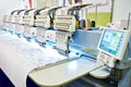 Embroidery industrial machine Royalty Free Stock Photo