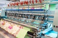 Embroidery industrial machine Royalty Free Stock Photo