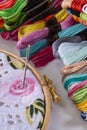 Embroidery and Needlepoint - the craft of decorating fabric