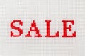 Embroidery word Sale cross stitch
