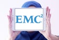 EMC2 data storage company logo