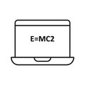 Emc2 Vector icon which can easily modify or edit