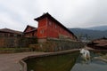 Buddhist monastery of four elephants Royalty Free Stock Photo