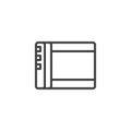 ement battery line icon