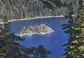 Emerald bay Fannette Island, Lake tahoe, California Royalty Free Stock Photo