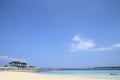 Emerald beach in Ocean Expo park, Okinawa Royalty Free Stock Photo