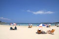 Emerald beach in Ocean Expo park, Okinawa Royalty Free Stock Photo