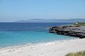 The emerald blue waters of the Aran islands
