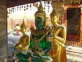 Emerald Buddha copy golden Buddhist statues - Thailand