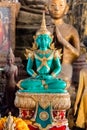 Emerald Buddha statue at Wat Visounnarath Temple, Luang Prabang, Laos Royalty Free Stock Photo