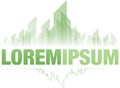 Emerald city green logo design