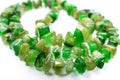Emerald gemstone beads necklace jewelery
