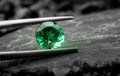 The emerald gemstone jewelry cut