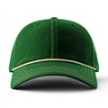 Emerald Green Baseball Cap Detailed Design Texture Royalty Free Stock Photo
