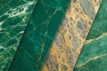 Emerald green and gold marble texture Royalty Free Stock Photo