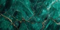 Emerald green marble background with dark and light veining, polished jade stone texture, deep Royalty Free Stock Photo