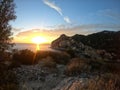 Emerald Island Corfu, Paleokastritsa, Ionian Islands. Greece. Royalty Free Stock Photo