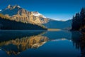 Emerald Lake Royalty Free Stock Photo