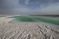 The emerald lake, as green as jade, Qinghai Royalty Free Stock Photo