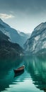 Emerald Lake: A Breathtaking Swiss Style Landscape In 8k Resolution