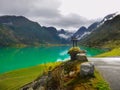 Emerald Lake Olden Oldedalen Norway