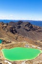 Emerald Lake. Tongariro alpine crossing. North island, New Zealand Royalty Free Stock Photo