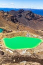 Red crater. Tongariro. North Island, New zealand Royalty Free Stock Photo