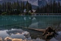 Emerald Lake in Alberta Canada Royalty Free Stock Photo