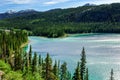 Emerald lake in Yukon