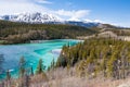 Emerald Lake and Surprise Mountain in Yukon, Canada