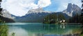 Emerald Lake, Yoho National Park, Rocky Mountains, British Columbia, Canada Royalty Free Stock Photo