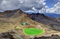 Emerald lakes landscape, Tongariro National Park Royalty Free Stock Photo