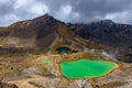 Emerald Lakes at Tongariro National Park Royalty Free Stock Photo