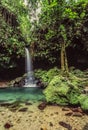 Emerald pool on Dominica Royalty Free Stock Photo