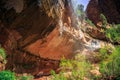 Emerald Pool Falls, Zion National Park, Utah Royalty Free Stock Photo