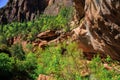 Emerald Pool Falls, Zion National Park, Utah Royalty Free Stock Photo